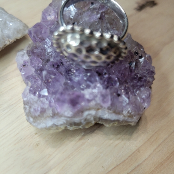 Vintage Sterling Silver Heart Ring - Picture 3 of 6